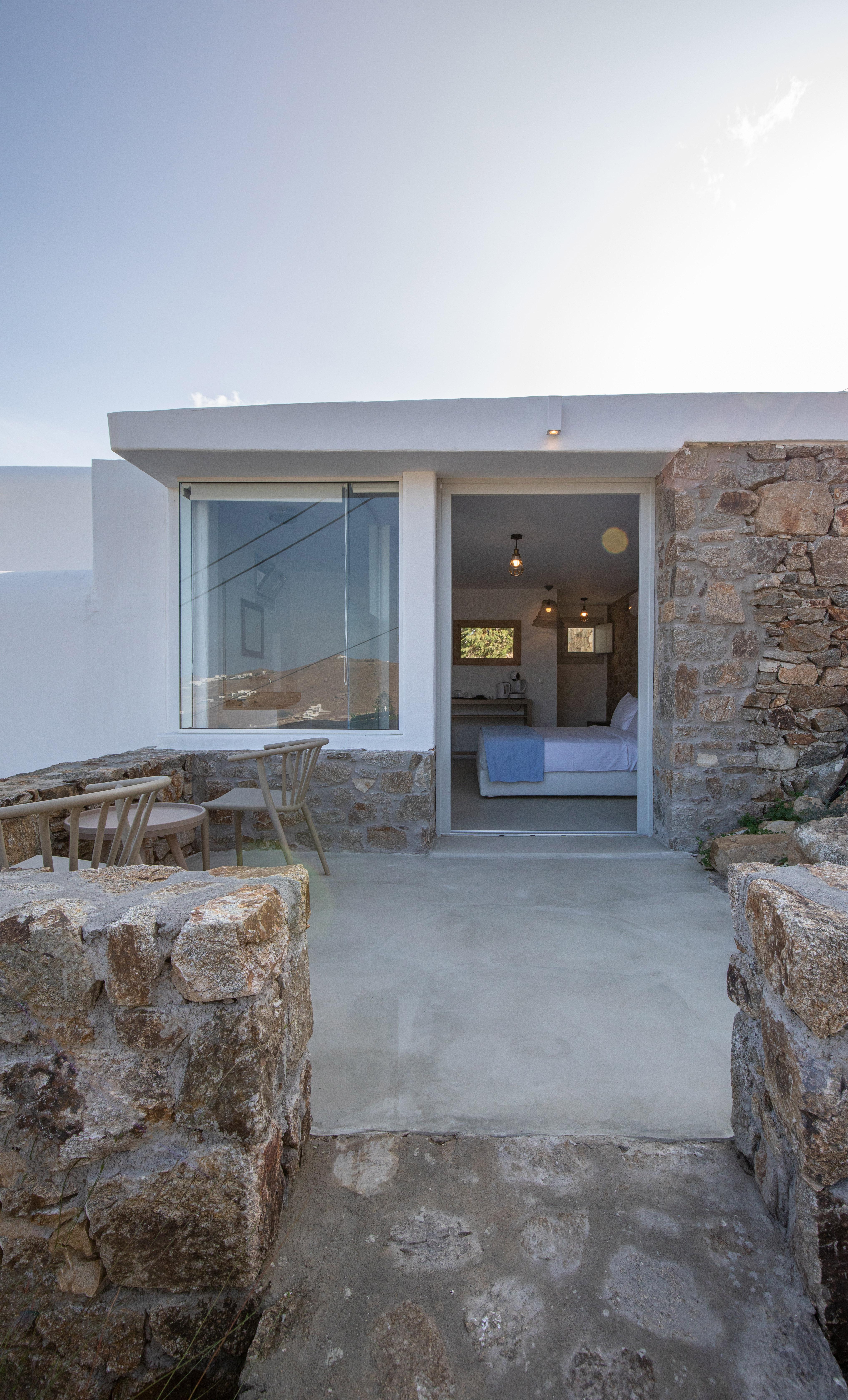 Bed and Breakfast The Summit Of Mykonos Кало-Ливади Экстерьер фото
